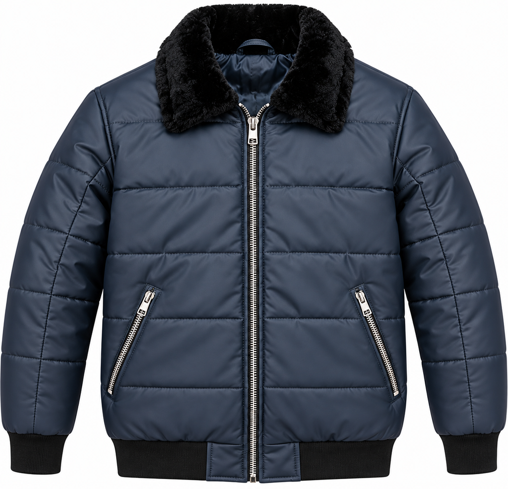 Fur Collar Quilted Puffer Jacket – 10/10 Sale
