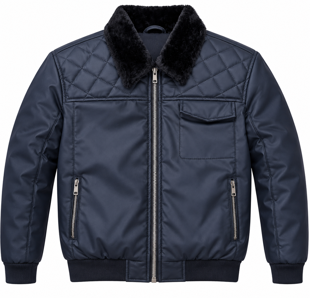 Fur Collar Quilted Puffer Jacket – 10/10 Sale