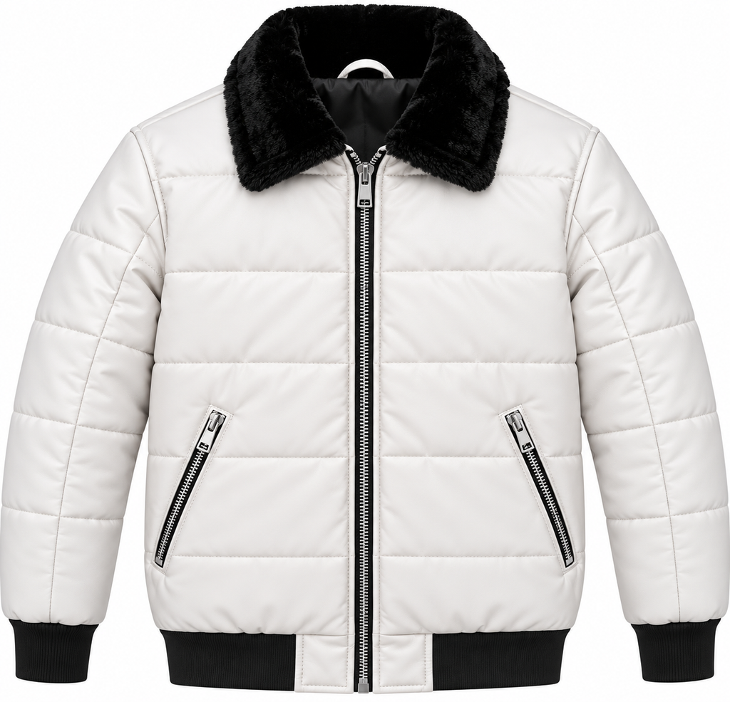 Fur Collar Quilted Puffer Jacket – 10/10 Sale
